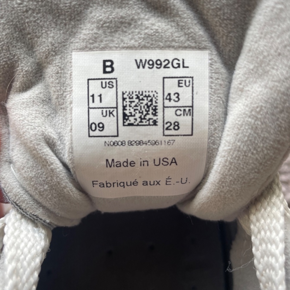 Size 11 - New Balance 992 Made in USA 2006 Grey - Picture 3 of 9